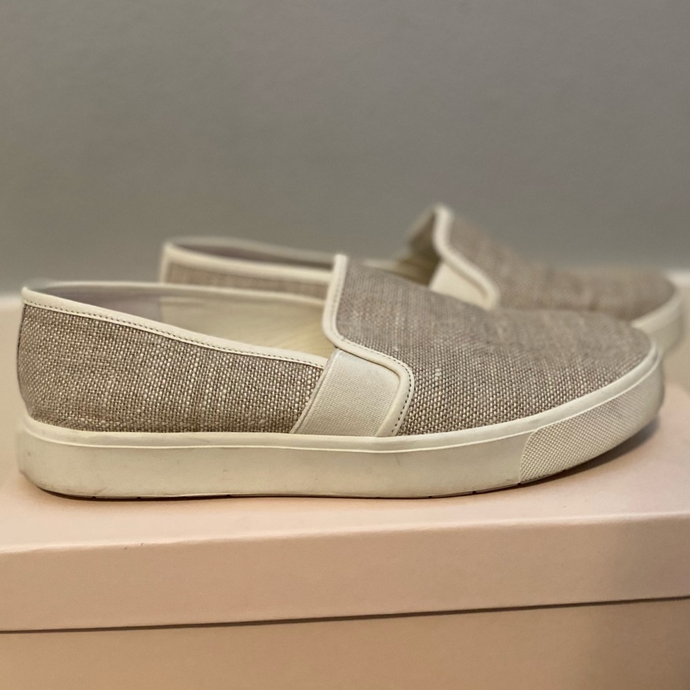 Vince linen slides
